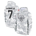 J.Jaguars #7 Brian Thomas Jr. Player Arctic Camo Salute to Service Hoodies Limited Game Odoa Stitched Jerseys