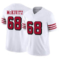 SF.49ers #68 Colton McKivitz Player White Limited Alternate Vapor F.U.S.E. Home Game Odoa Stitched Jerseys