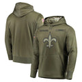 NO.Saints ## Saints Blank Player Olive Salute to Service Pullover Hoodies Home Game Odoa Stitched Jerseys