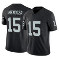 LV.Raiders #15 Fernando Mendoza Player Black Limited Vapor F.U.S.E. Home Game Odoa Stitched Jerseys