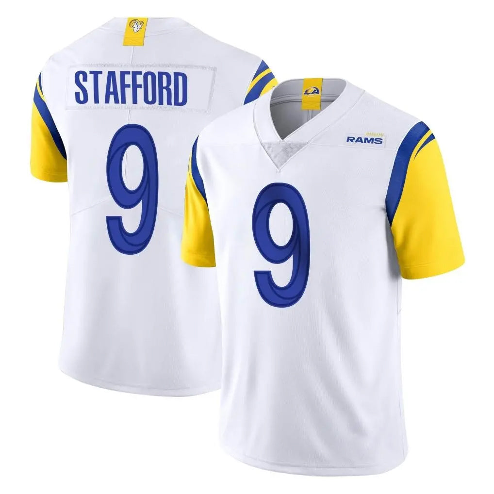 LA.Rams #9 Matthew Stafford Player White Limited Vapor Untouchable Home Game Odoa Stitched Jerseys