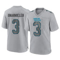 C.Panthers #3 Princely Umanmielen Player Gray Atmosphere Fashion Game Odoa Stitched Jerseys