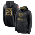 J.Jaguars #23 Foyesade Oluokun Player Black Salute to Service Hoodies Limited Game Odoa Stitched Jerseys