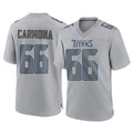 T.Titans #66 Fernando Carmona Jr. Player Gray Atmosphere Fashion Home Game Odoa Stitched Jerseys