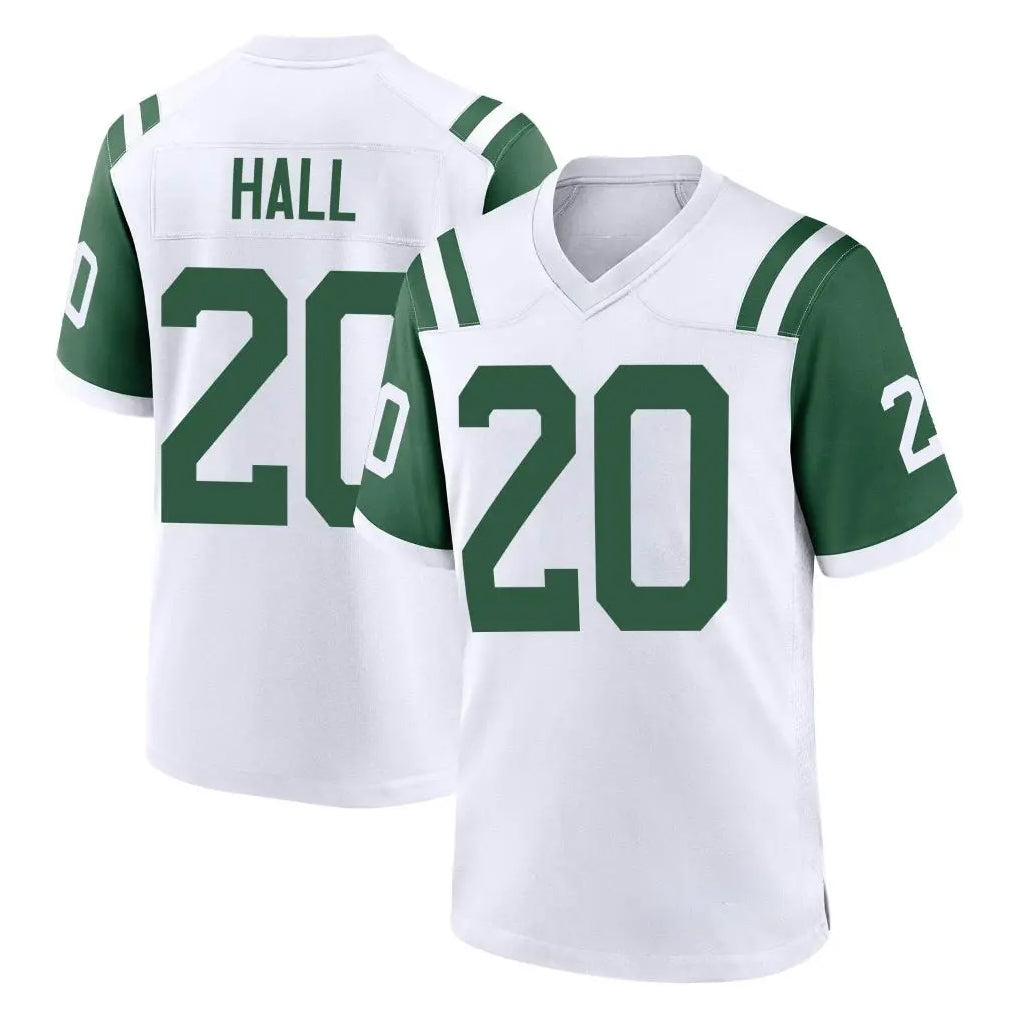 NY.Jets #20 Breece Hall Player White Classic Home Game Odoa Stitched Jerseys