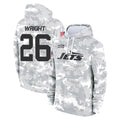 NY.Jets #26 Nahshon Wright Player Arctic Camo Salute to Service Pullover Hoodies Limited Game Odoa Stitched Jerseys