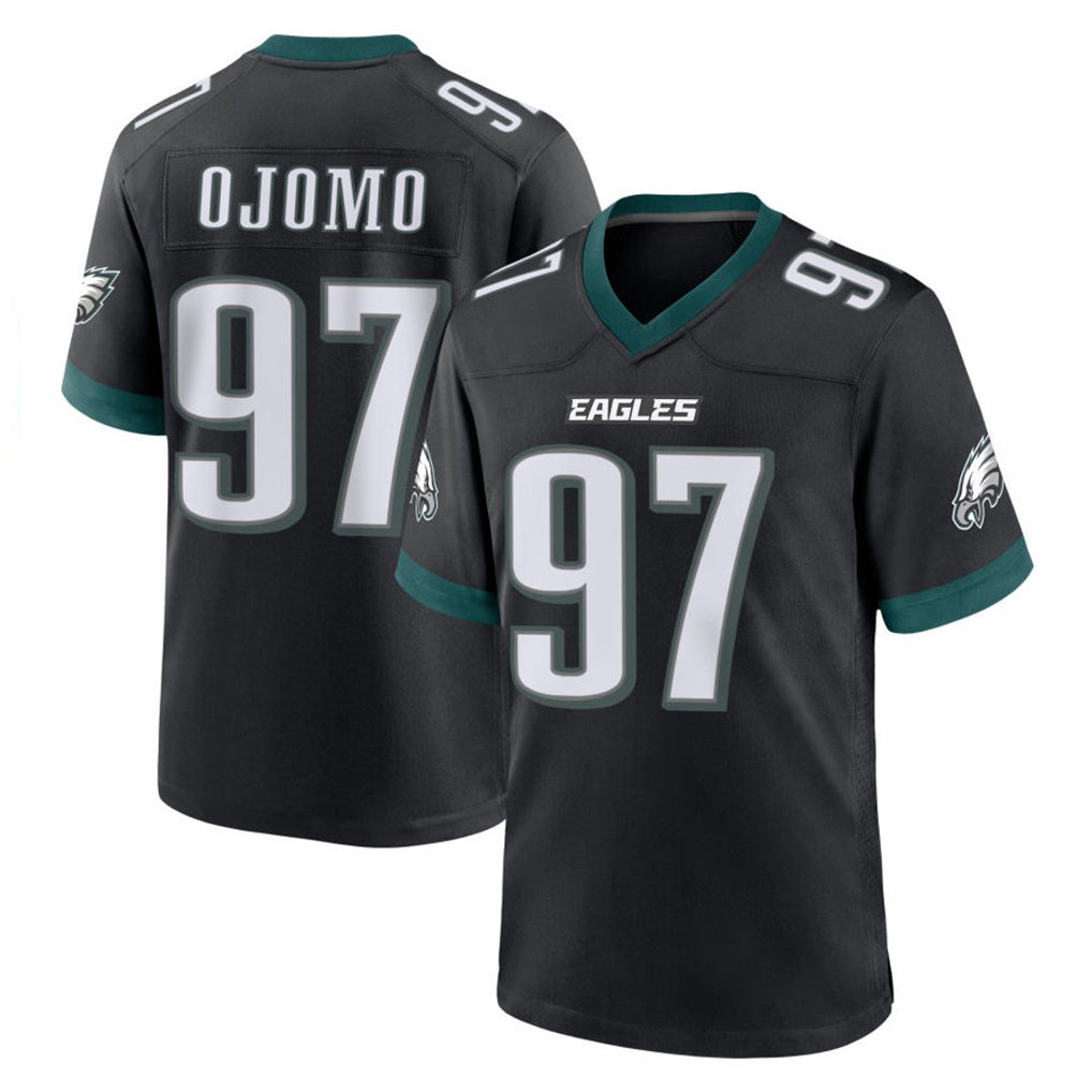 P.Eagles #97 Moro Ojomo Player Black Game Home Odoa Stitched Jerseys