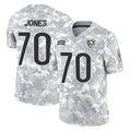 C.Bears #70 Braxton Jones Player Arctic Camo Salute to Service Limited Odoa Stitched Jerseys