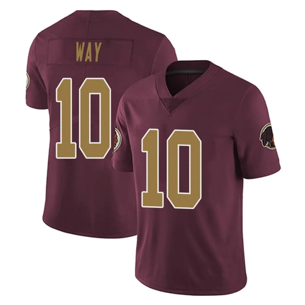 W.Commanders #10 Tress Way Player Burgundy Alternate Vapor Untouchable Home Game Odoa Stitched Jerseys