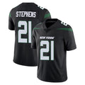 NY.Jets #21 Brandon Stephens Player Stealth Black Limited Vapor Home Game Odoa Stitched Jerseys