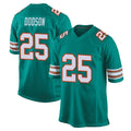 M.Dolphins #25 Tyrel Dodson Player Aqua Alternate Home Game Odoa Stitched Jerseys
