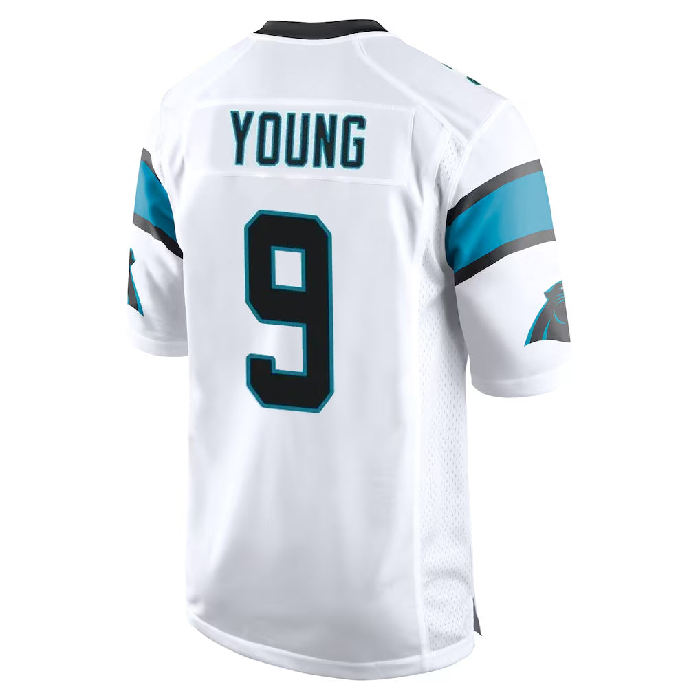 C.Panthers #9 Bryce Young Player White Game Odoa Stitched Jerseys