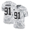 NY.Jets #91 Jowon Briggs Player Arctic Camo Salute to Service Limited Game Odoa Stitched Jerseys