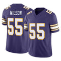 M.Vikings #55 Eric Wilson Player Purple Limited Classic Vapor F.U.S.E. Home Game Odoa Stitched Jerseys