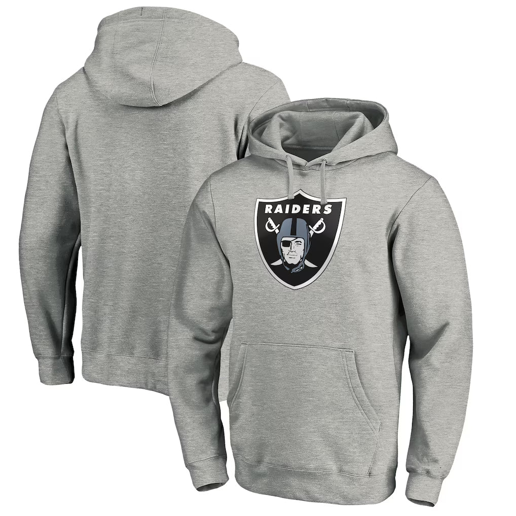 LV.Raiders ## Raiders Blank Player Gray LOGO Pullover Hoodies Home Game Odoa Stitched Jerseys