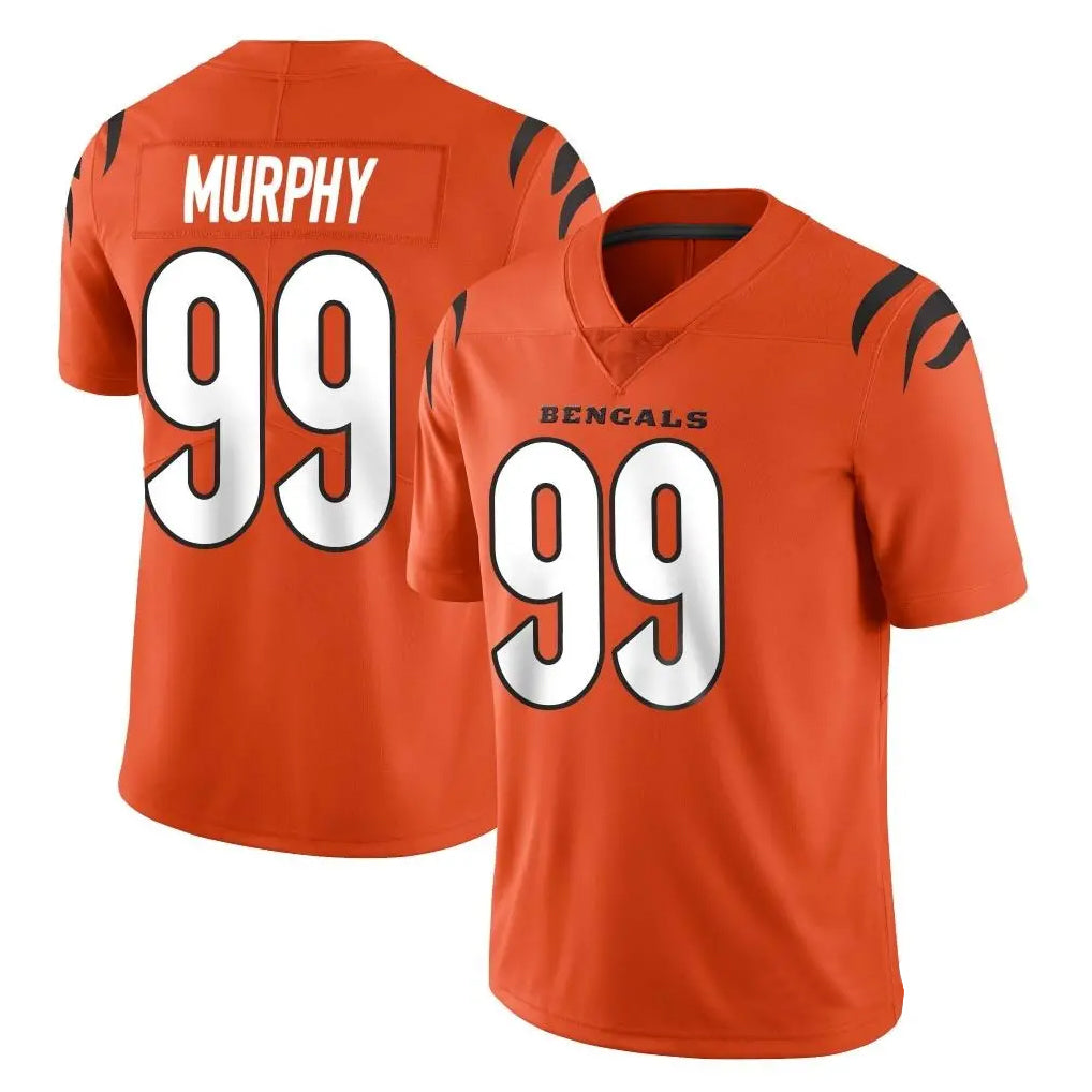 C.Bengals #99 Myles Murphy Player Orange Vapor Untouchable Limited Home Game Odoa Stitched Jerseys