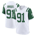 NY.Jets #91 Jowon Briggs Player White Classic Home Game Odoa Stitched Jerseys