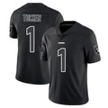 LV.Raiders #1 Tre Tucker Player Black Limited Black Impact Home Game Odoa Stitched Jerseys