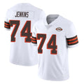 C.Browns #74 Elgton Jenkins Player White Limited  Vapor 1946 Collection Alternate Game Odoa Stitched Jerseys