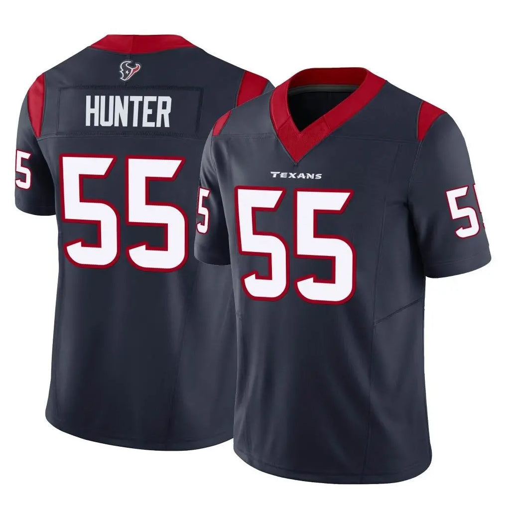 H.Texans #55 Danielle Hunter Player Navy Limited Vapor F.U.S.E. Home Game Odoa Stitched Jerseys