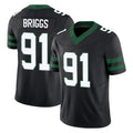 NY.Jets #91 Jowon Briggs Player Black Limited Legacy Vapor F.U.S.E. Home Game Odoa Stitched Jerseys