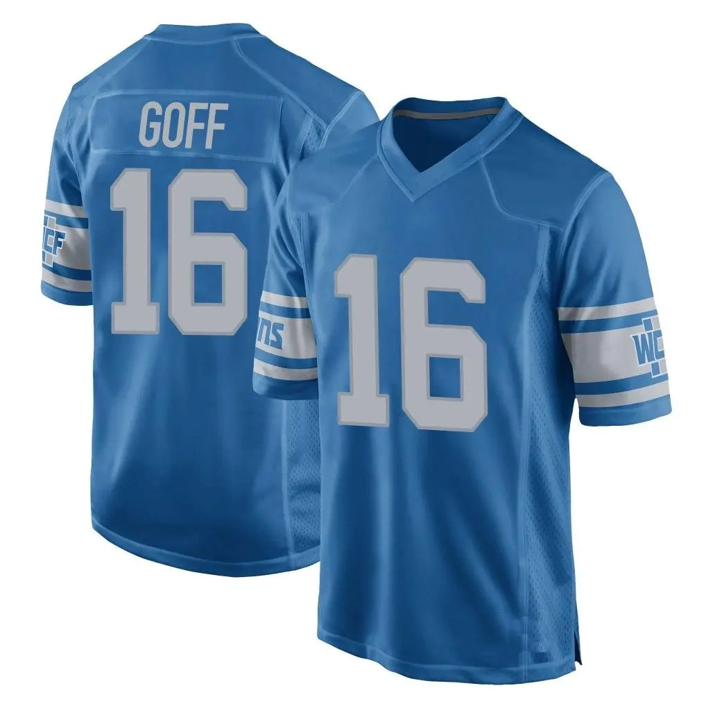 D.Lions #16 Jared Goff Player Blue Vapor Untouchable Throwback Game Odoa Stitched Jerseys