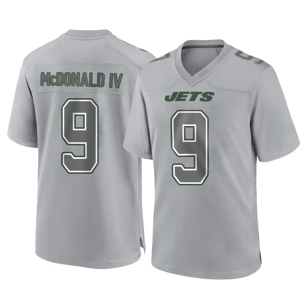 NY.Jets #9 Will McDonald IV Player Gray Limited Atmosphere Fashion Home Game Odoa Stitched Jerseys