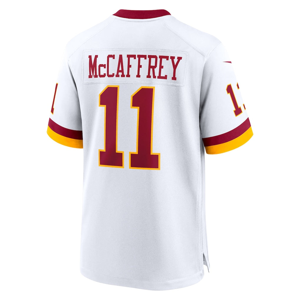 Odoa W.Commanders #11 Luke McCaffrey White Game Super Bowl Era Jersey