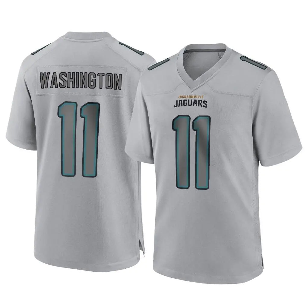 J.Jaguars #11 Parker Washington Player Gray Atmosphere Fashion Home Game Odoa Stitched Jerseys