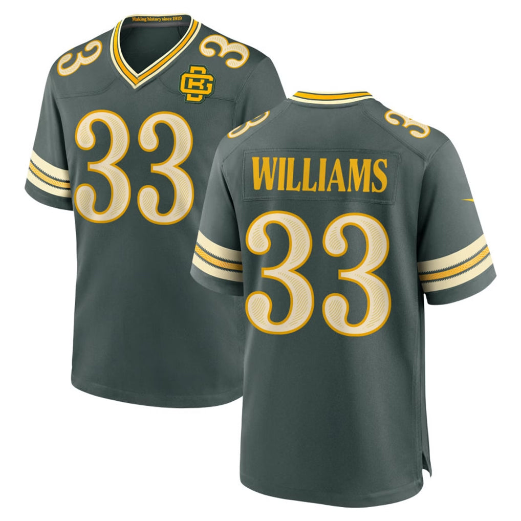 GB.Packers #33 Evan Williams Player Green 2026 Rivalries Collection Home Game Odoa Stitched Jerseys