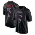 NE.Patriots #7 Carlton Davis III Player Carbon Fashion Limited Home Game Odoa Stitched Jerseys