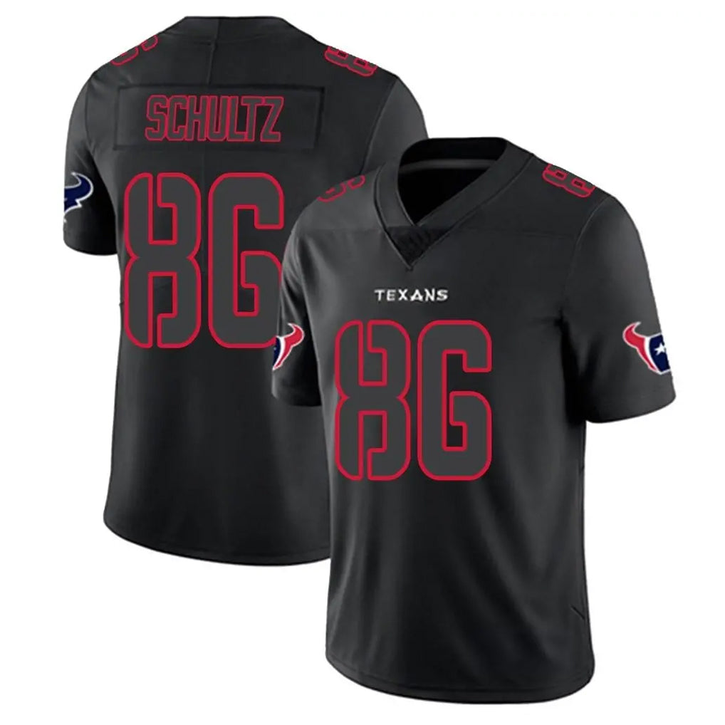 H.Texans #86 Dalton Schultz Player Black Impact Limited Game Odoa Stitched Jerseys