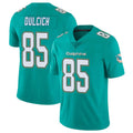 M.Dolphins #85 Greg Dulcich Player Aqua Limited Vapor Untouchable Home Game Odoa Stitched Jerseys