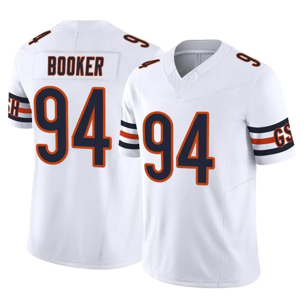 C.Bears #94 Austin Booker Player White Vapor F.U.S.E. Limited Home Game Odoa Stitched Jerseys
