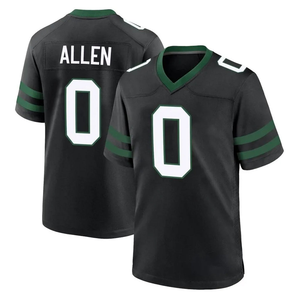 NY.Jets #0 Braelon Allen Player Black Legacy Home Game Odoa Stitched Jerseys