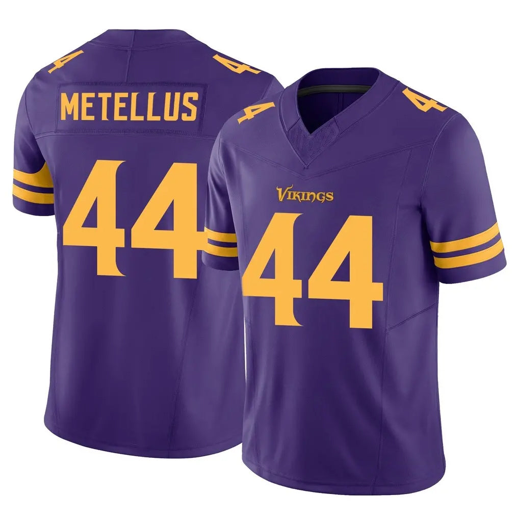 M.Vikings #44 Josh Metellus Player Purple Limited Alternate Vapor F.U.S.E. Home Game Odoa Stitched Jerseys