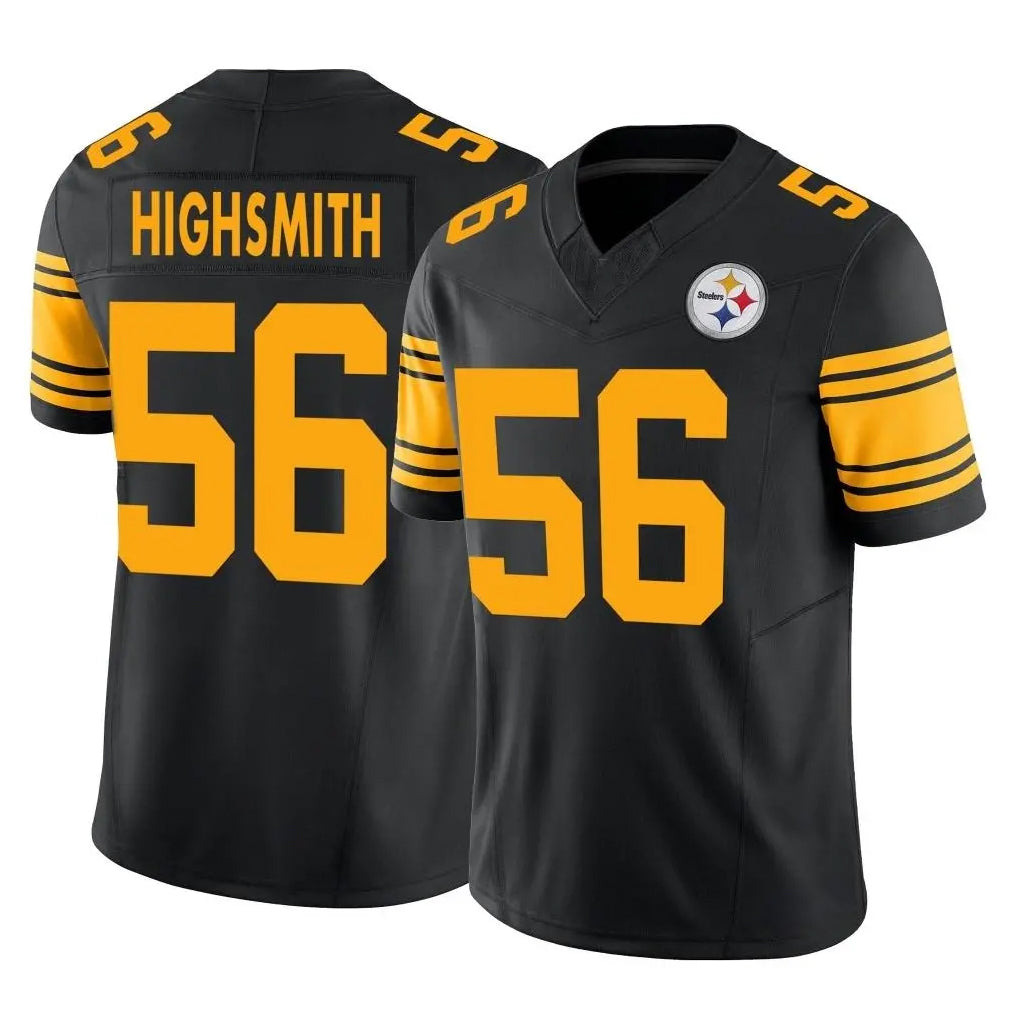 P.Steelers #56 Alex Highsmith Player Black Limited 2nd Alternate Vapor F.U.S.E. Home Game Odoa Stitched Jerseys
