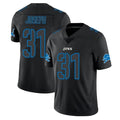 D.Lions #31 Kerby Joseph Player Black Impact Limited Home Game Odoa Stitched Jerseys