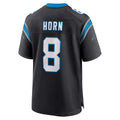 C.Panthers #8 Jaycee Horn Player Black Home Game Odoa Stitched Jerseys