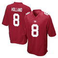 NY.Giants #8 Jevon Holland Player Red Home Game Odoa Stitched Jerseys