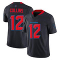 H.Texans #12 Nico Collins Player Navy Limited 2nd Alternate Vapor F.U.S.E. Home Game Odoa Stitched Jerseys