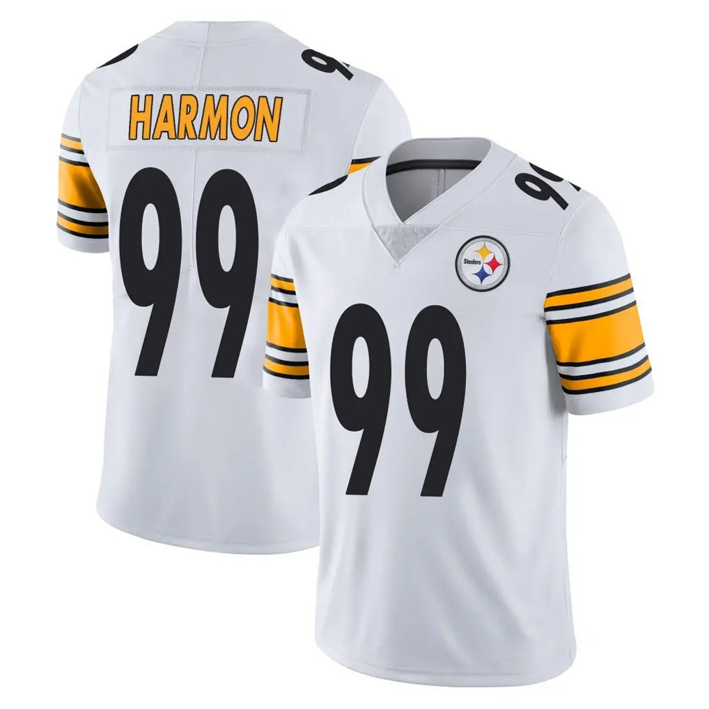 P.Steelers #99 Derrick Harmon Player White Limited Vapor Untouchable Home Game Odoa Stitched Jerseys