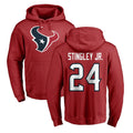 H.Texans #24 Derek Stingley Jr. Player Red Pro Line Pullover Hoodie Limited Game Odoa Stitched Jerseys