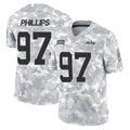 NY.Jets #97 Harrison Phillips Player Arctic Camo Salute to Service Limited Game Odoa Stitched Jerseys