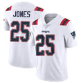 NE.Patriots #25 Marcus Jones Player White Vapor Untouchable Home Game Odoa Stitched Jerseys