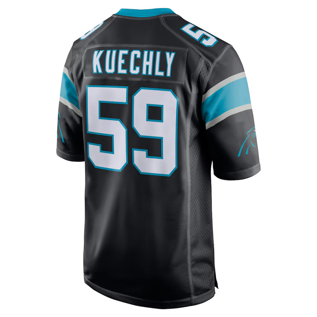 C.Panthers #59 Luke Kuechly Player Black Game Odoa Stitched Jerseys