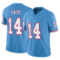 T.Titans #14 Carnell Tate Player Light Blue Limited Vapor F.U.S.E. Home Game Odoa Stitched Jerseys