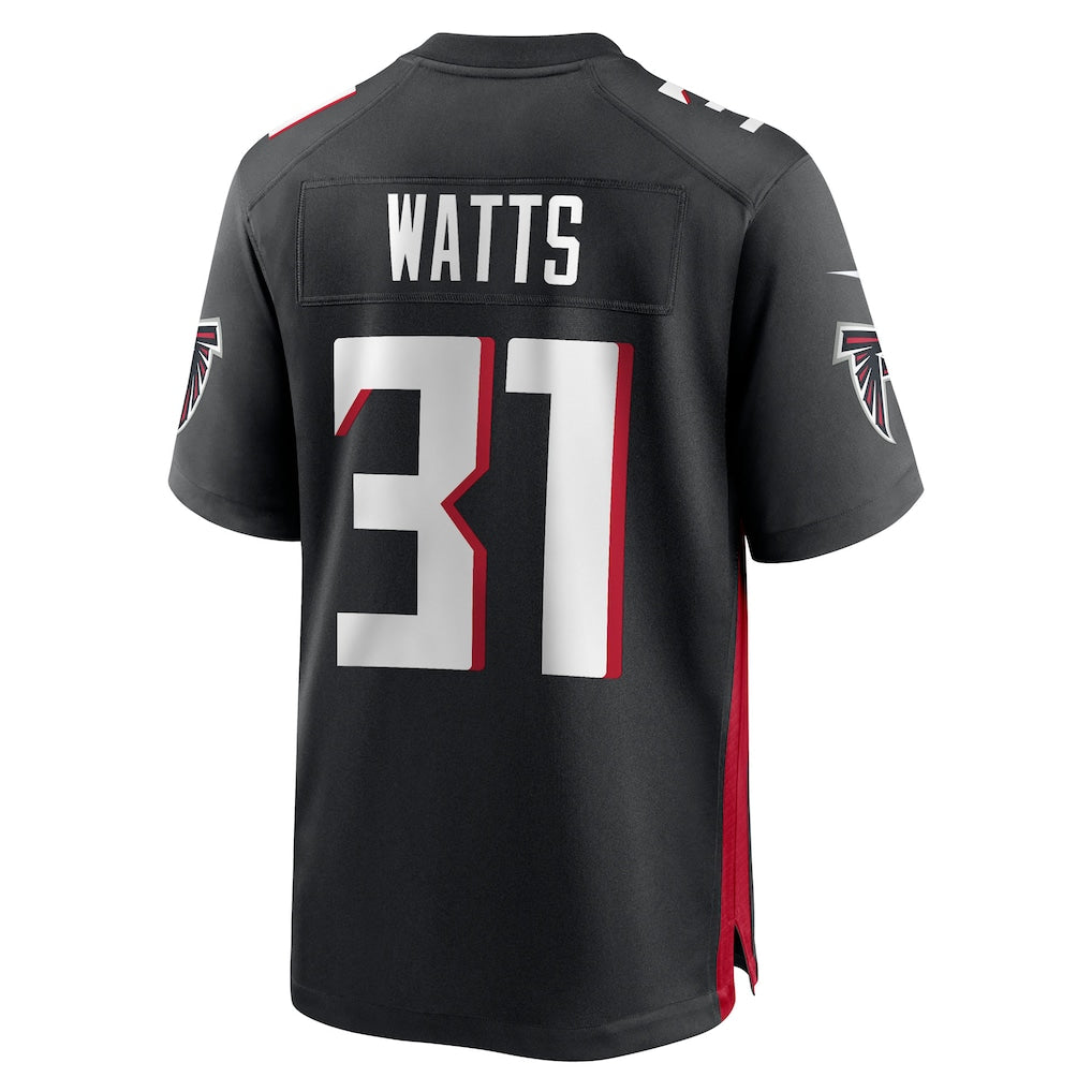 Odoa A.Falcons #31 Xavier Watts Black Team Game Jersey