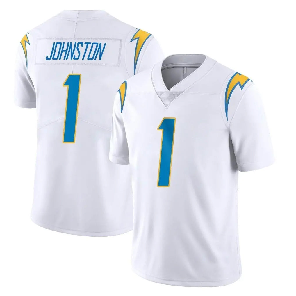LA.Chargers #1 Quentin Johnston Player White Limited Vapor Untouchable Home Game Odoa Stitched Jerseys