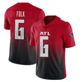 A.Falcons #6 Nick Folk Player Red Vapor Untouchable Limited Home Game Odoa Stitched Jerseys